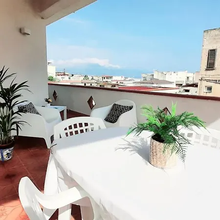 公寓 Limoncello Apri La Finestra E Respira Il Profumo Del Mare Spazioso In Sicilia Comfort Per 6 Ospiti 卡斯泰拉马莱
